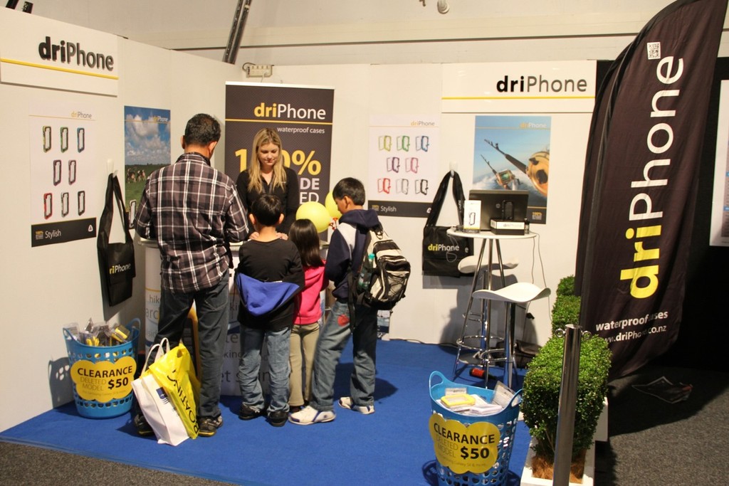 driPhones on sale ahead of the arrival of a new model - 2012 Hutchwilco NZ Boat Show © Richard Gladwell www.photosport.co.nz